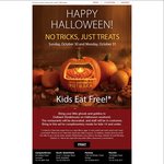 Kids Eat Free during Halloween Weekend (Under 10's with Purchase of Adult Meal) at Outback Steakhouse North Strathfield NSW