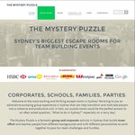 [NSW] Complimentary Movie Voucher for Every Person on a Group Booking of 10 People @ The Mystery Puzzle Escape Room, Sydney