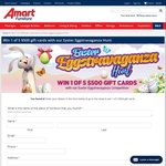 Win 1 of 5 $500 Gift Cards from.Super Amart