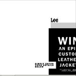 Win a Custom-Designed Stay Black Leather Jacket Worth $569.95 from Lee Jeans