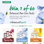 Win 1 of 60 Botanical Hair Care Packs Worth $27.90 from Klorane