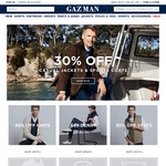GAZMAN Men's Clothing up to 60% off: Tees from $11.25, Knits/Sweats from $29.25, Jackets/Vests from $59.25 + More