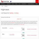 Qantas to Asia Sale: Sydney to Hong Kong Return $599, Beijing $499, Shanghai $549, Singapore $599