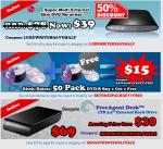 Centrecom Specials - half price LG external Slim DVD writer ($39) and more