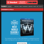 Win 1 of 5 Westworld Season 1 Blu-rays from Flicks