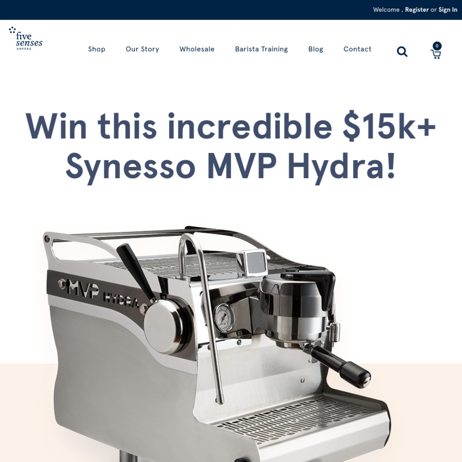 Win A Synesso MVP Hydra Espresso Machine Worth 155k Win A Synesso MVP Hydra Espresso Machine Worth 155k