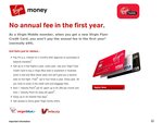 No Annual Fee (for First Year) on Virgin Flyer Credit Card for Virgin Mobile Members (Save $99)