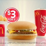 McDonald's 3 for $3 Deal