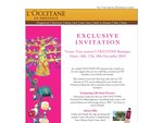 L'occitane family and friends sale. 15% off store wide 16-18 december