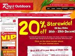 20% off at Rays Outdoors