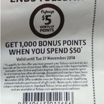 Get 1000 Bonus Flybuys Points When You Spend $50+ @ Coles (Stackable with Any Targeted Offers)