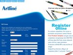 Register Online and Get a FREE Artline Pen!