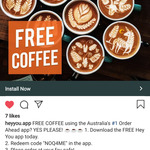Free Coffee with Hey You App (First Time Users)