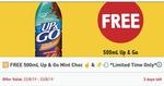 Free - 500ml Up & Go Mint Choc @ 7-Eleven via Fuel App & [VIC] U98 Fuel 127.7/L (Now Expired) Waverley Gardens