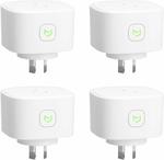 Meross Wi-Fi Smart Socket Outlet Plug 4 Pack $62.39 Shipped @ Meross Direct Amazon AU