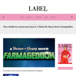 Win a Double in-Season Movie Pass to Shaun The Sheep Movie: Farmageddon from Label Magazine