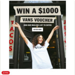 Win a $1,000 Wardrobe from Vans