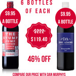46% off - 6 Bottles of d'Arenberg Stump Jump and 6 Bottles Doc Adams Tempranillo - $119.40 ($9.95 a Bottle) @ WINENUTT
