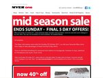 Myer 50% Off All Console Gaming and Software, 40% Off all Cookware, Manchester and Travel Goods