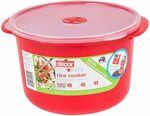 Decor Microsafe Microwave Rice Cooker + Vegetable Steamer, 2.75L Red, $5 + Delivery ($0 w/ Prime/ $39 Sp.) @ Amazon & Woolworths