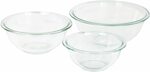 [Prime] Pyrex Smart Essentials Glass Mixing Bowls, (3-Piece Set) 946mL, 1.4L and 2.3L $15.99 Delivered @ Amazon AU