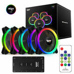 Darkflash DR12 PRO 5-Pack RGB Fan Kit with Remote $52 + Delivery @ Darkflash via eBay