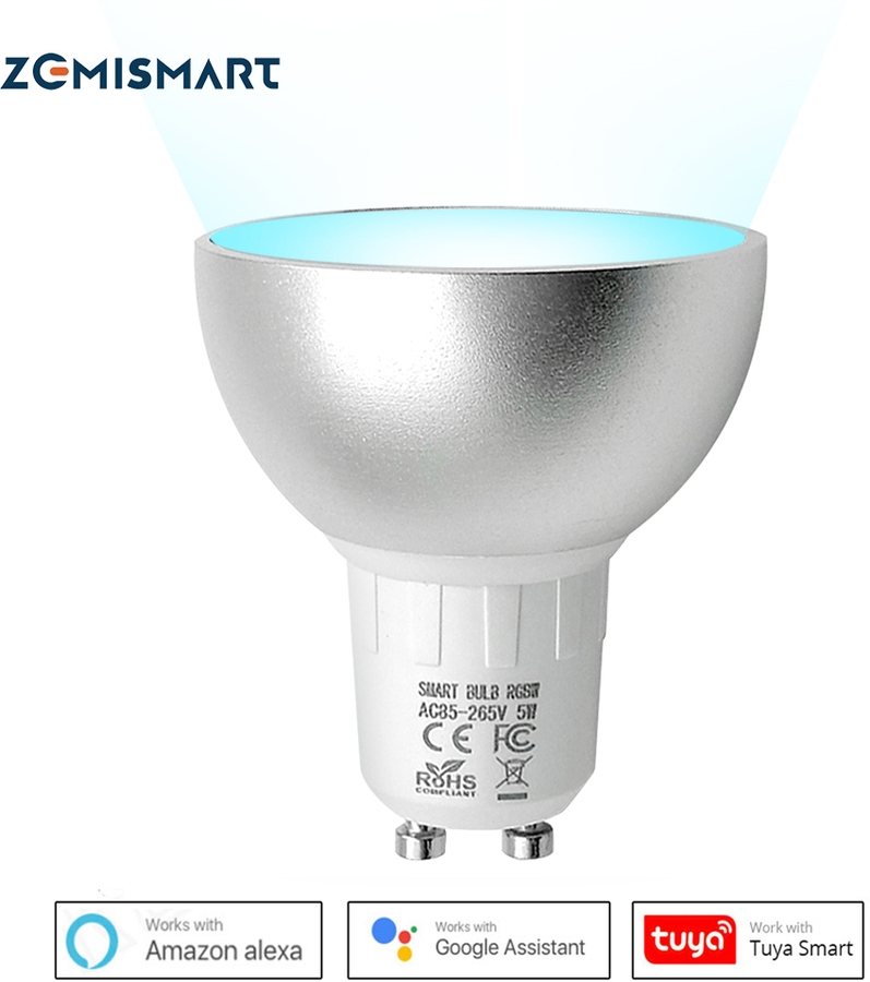 Zemismart Gu10 Zigbee Bulb Alexa Google Home Assistant ...