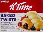 Kellogg’s K-Time Baked Twists, Strawberry and Blueberry, 185g $1.80 + Delivery ($0 with Prime/ $39 Spend) @ Amazon AU