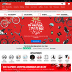 Free Express Shipping On Orders Over $99 @ 99 Bikes