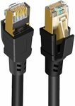 Cat 8 Ethernet Cable 10ft Network LAN Cord Cable 40 Gigabit 2000MHz $11.89 + Delivery ($0 Prime) @ CableCreation Amazon AU