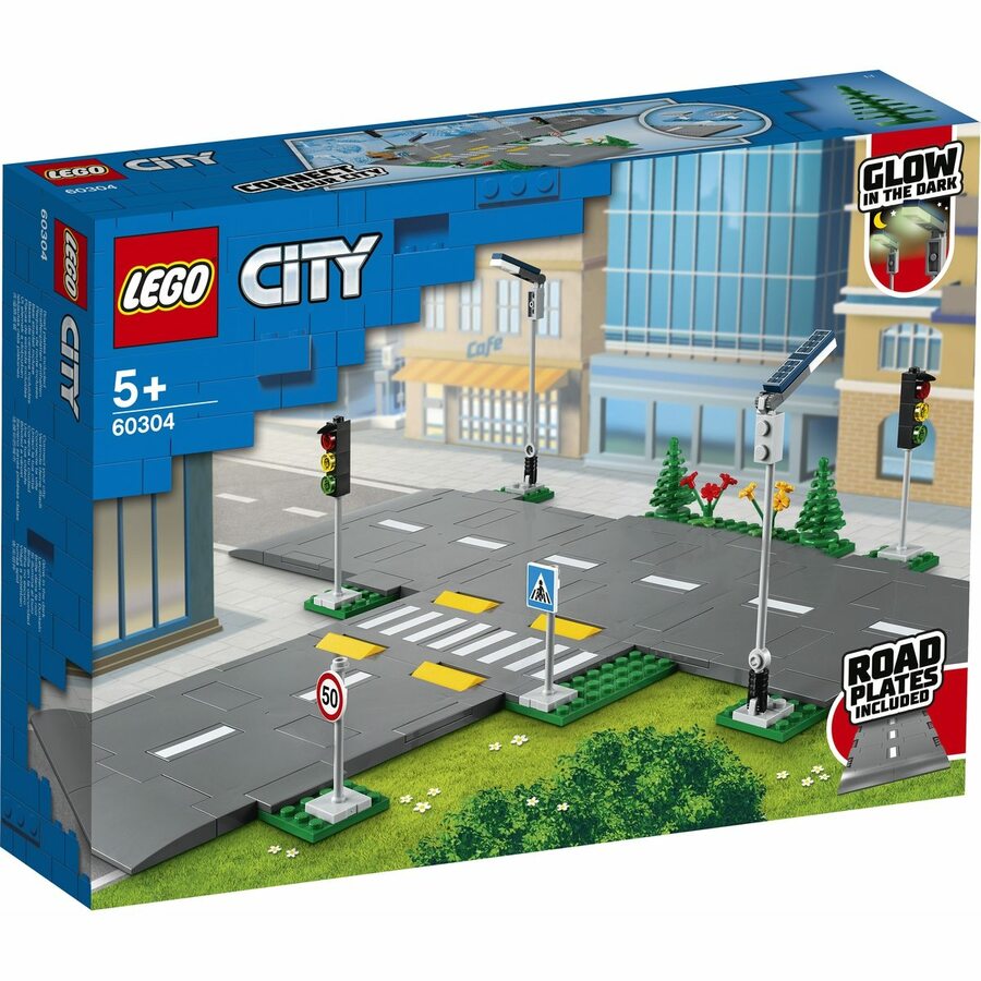 LEGO City Town Road Plates 60304 22 Delivery Free with 65 Purchase Kmart OzBargain