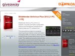 Bitdefender Antivirus Plus 2012 [1 PC for 1 Year] $3.95 for Next 24 hours