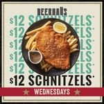 [NSW, QLD] $12 Schnitzel Every Wednesday with Full-Priced Drink Purchase @ The Beerhaus