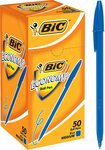 BIC Economy Ball Pens Box of 50 $9 ($8.11 with Sub & Save) Was $17 + Delivery ($0 with Prime/ $39 Spend) @ Amazon
