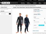 Problue "Tiara 2" Semi Dry 5mm Wetsuit 80% off ONLY $89 + $9.90 Delivery