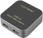 20-25% off Acasis Video Capture Card: 1080p USB2 $39, 1080p USB-C $87.99, 4k USB3 $134.99 Delivered @ Mmel Amazon