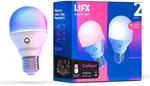LIFX 2-Pack Colour A60 1000lm Smart Bulb (2 Pack) - E27 & B22 Fittings $79 + Delivery ($0 C&C/ in-Store) @ JB Hi-Fi