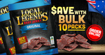 Spend $45 and Get A Free 55g Pork Crackle & 55g Big Beef Stick + Free Shipping @ Local Legends