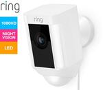 Ring Spotlight Wi-Fi Wired Security Camera (White) $86.40 + Shipping (Free with Club Catch) @ Catch