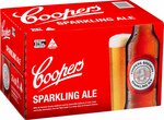 Coopers Sparkling Ale 24x375ml Bottle $60, Stacks with Cashrewards 8% Cashback @ Liquorland