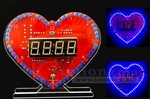 DIY Heart Shaped Rotating Led Clock Kit US$9.50 (~A$12.55), DIY Wind Chime LED Light Kit US$8 (~A$10.56) + US$5 Post @ ICStation