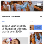 Win a Skinstitut Skincare Package Worth over $600 from Fashion Journal