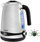 TODO 1.7L Stainless Steel Cordless Electric Kettle - $47.20 ($46.02 eBay Plus) Delivered @ Pana Technology eBay