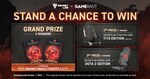 Win 1 of 2 Double Passes to TI11 Grand Finals (No Travel) or 1 of 2 Secretlab Gaming Chairs from Secretlab
