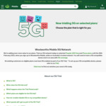 Free 5G Access for Selected New and Existing Prepaid, SIM Only and Phone Plans @ Woolworths Mobile