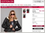 Women's Willow Aviator Jacket - Cotton on - Only $15 Reduced from $80