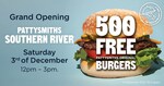 [WA] 500 Free Burgers @ Pattysmiths Southern River
