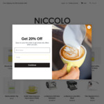 20% off All Retail Coffee Online + Delivery ($0 MEL C&C/ $60 Order) @ Niccolo Coffee