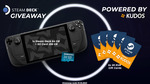 Win a Steam Deck 64GB and 256GB SD Card or 1 of 20 Steam Gift Cards (20 Euro) from Kudos