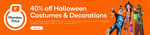 40% off Halloween Costumes & Decorations (Everyday Rewards Membership Required) @ BIG W